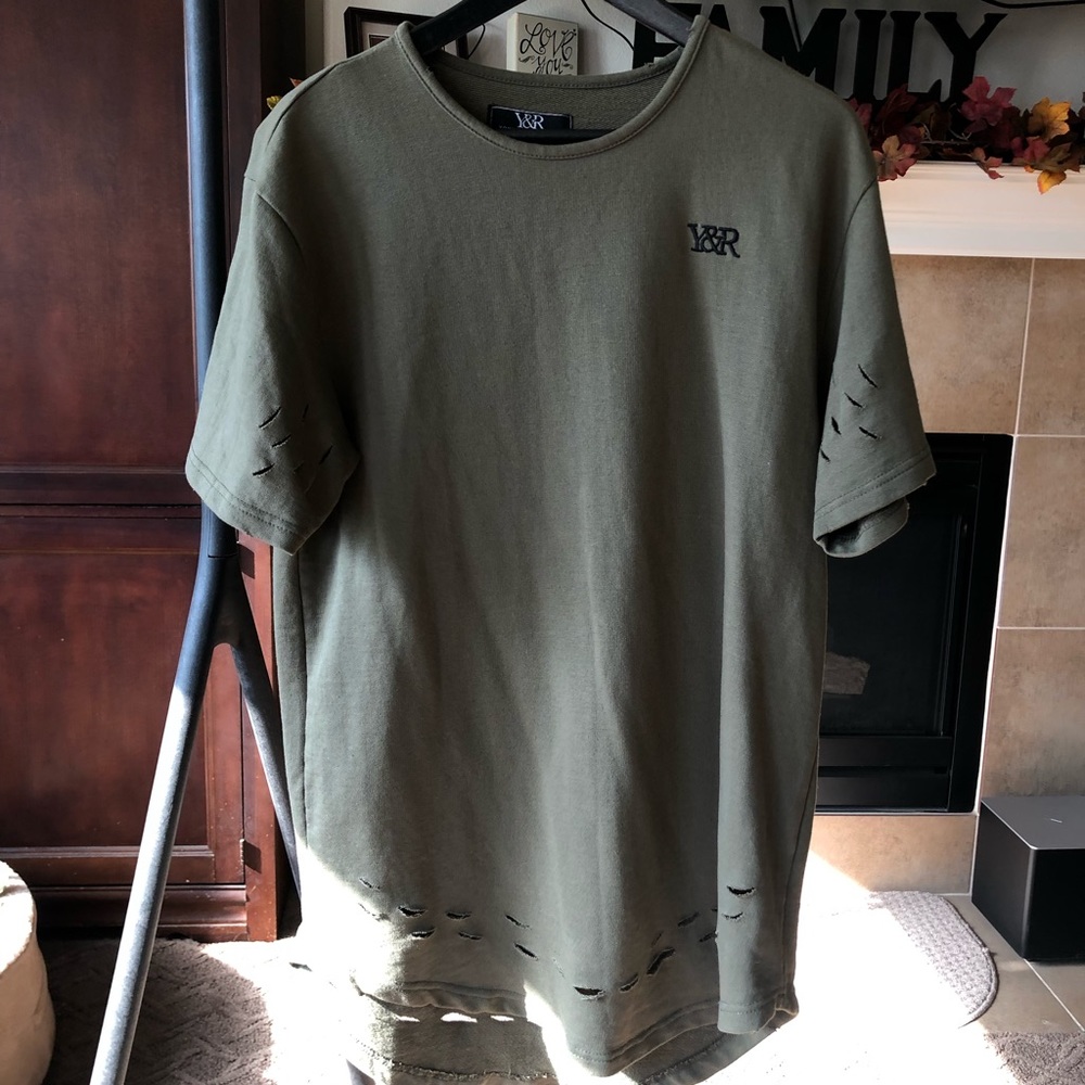 Young & Reckless longline Tee